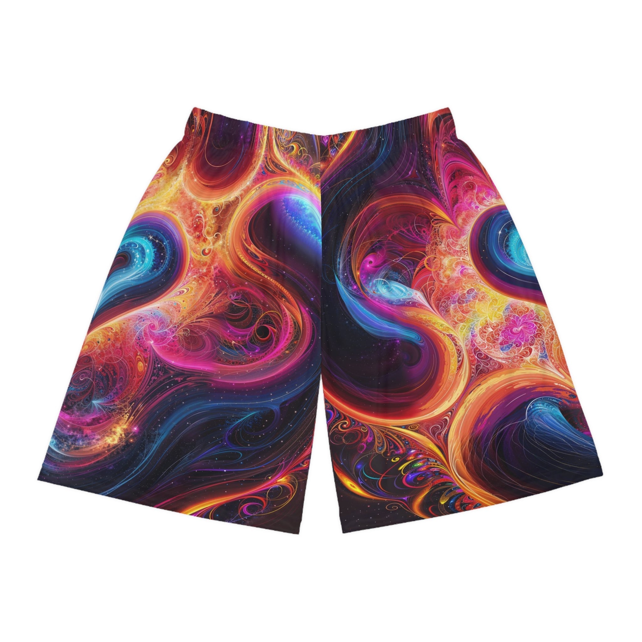 Cosmic Heart Nebula - AOP Basketball Shorts