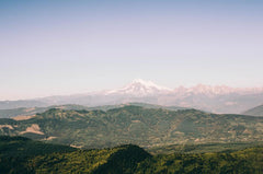 Snow covered mountains