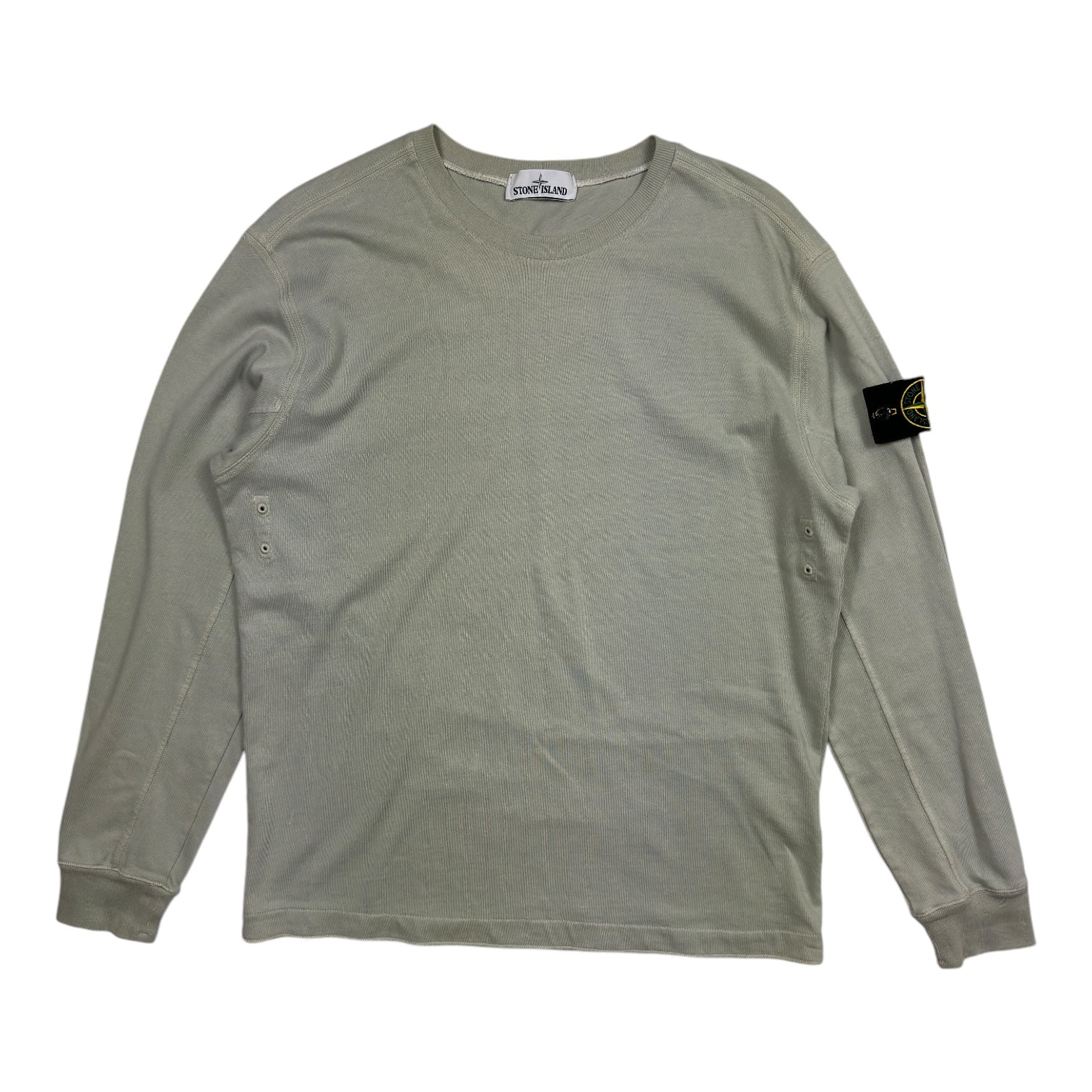 image of Stone Island Sage Green Crewneck Sweatshirt