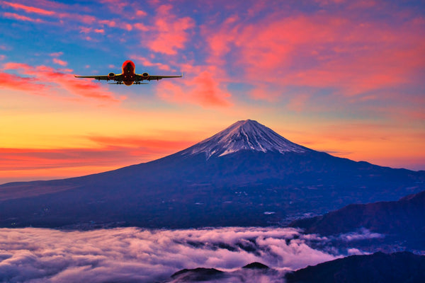 Fuji bei Sonnenuntergang