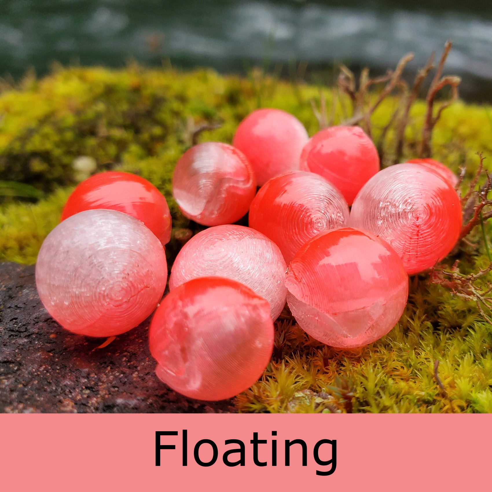Mercurial Bead - Floating - Ice Lava