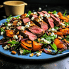 Beef and Roasted Sweet Potato Super Salad