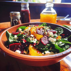 Beetroot and Spinach Superfood Salad