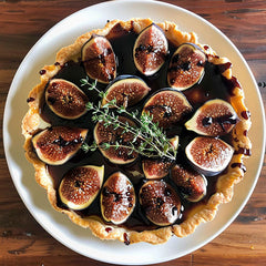 Black Fig and Goat Cheese Tart