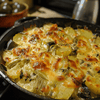 Mediterranean Leek and Potato Gratin