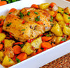 Herbed Chicken and Roasted Veggie Bake
