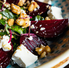 Warm Beetroot and Goat Cheese Salad