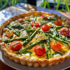 Spring Vegetable Quiche