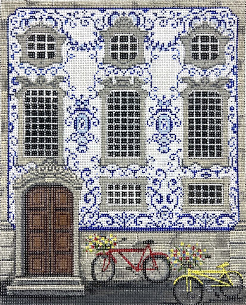 Image of Alice Peterson AP4710 Portuguese Facade with Bikes
