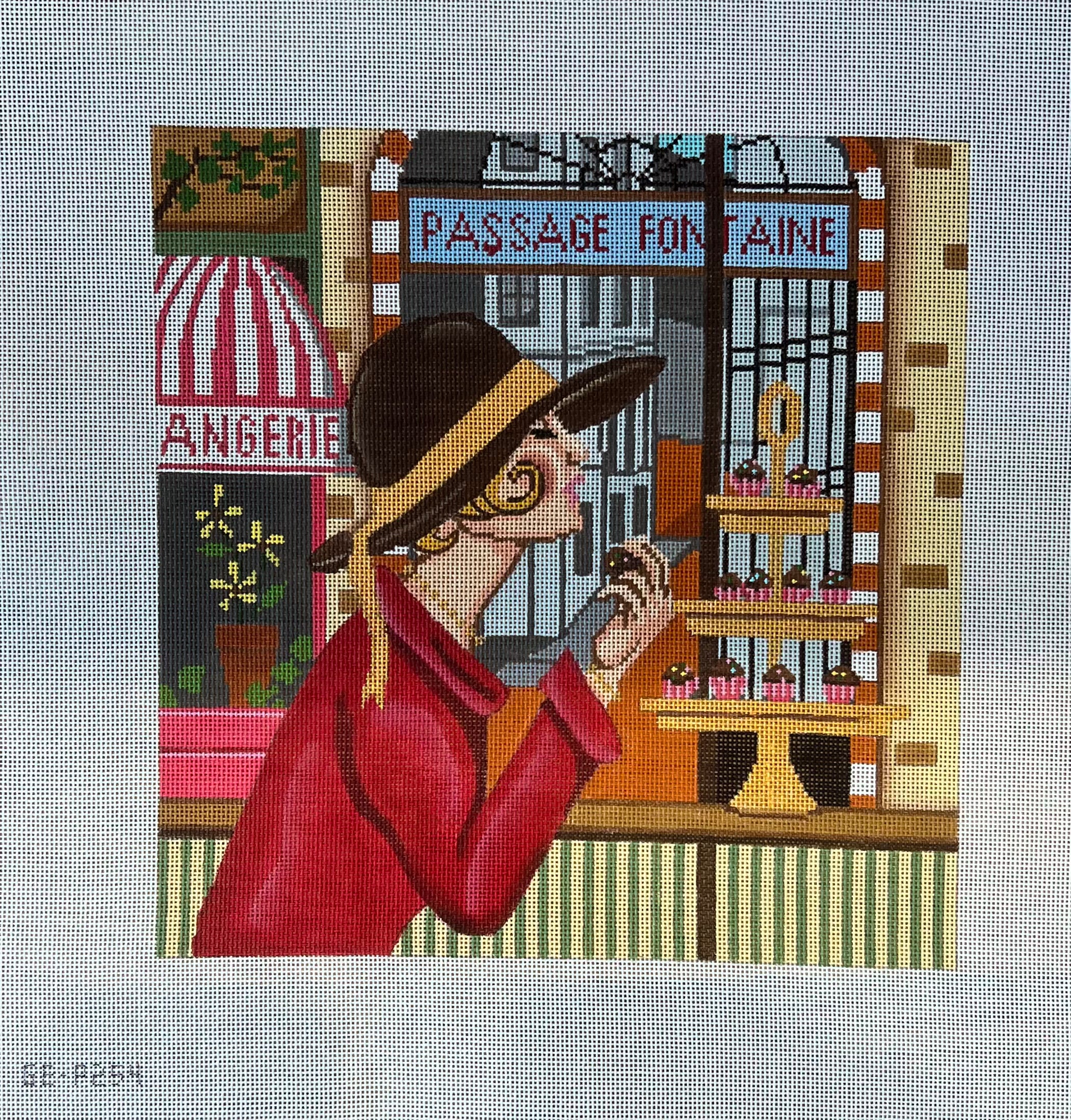 Image of Gayla Elliott P254 Lady with Pastry