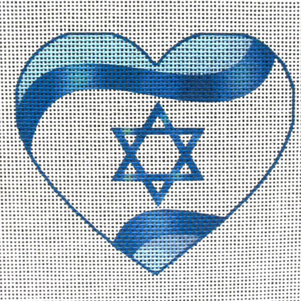 Image of Judyannn Designs Israel Flag Heart