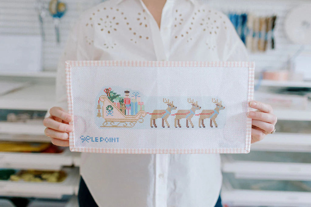 Image of LePoint Studio Christmas Village Sleigh