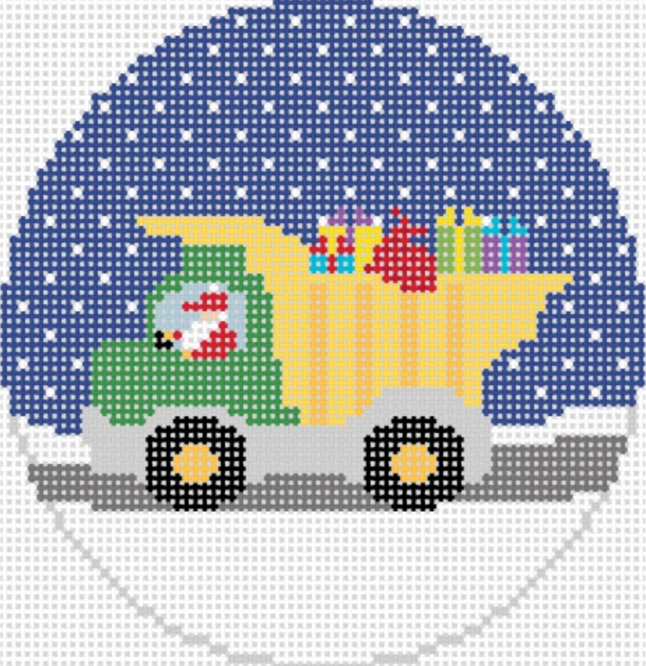 Image of Janice Holden JHD-2319 Santa Truck Ornament