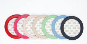 Image of Planet Earth Leather Magnet Rounds