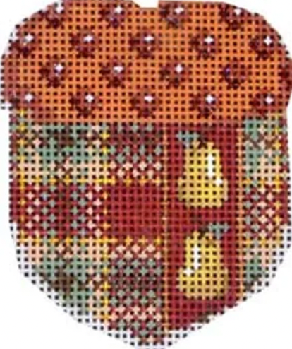 Image of Associated Talents EM308 Dot Cap/Plaid/Pears Mini Acorn