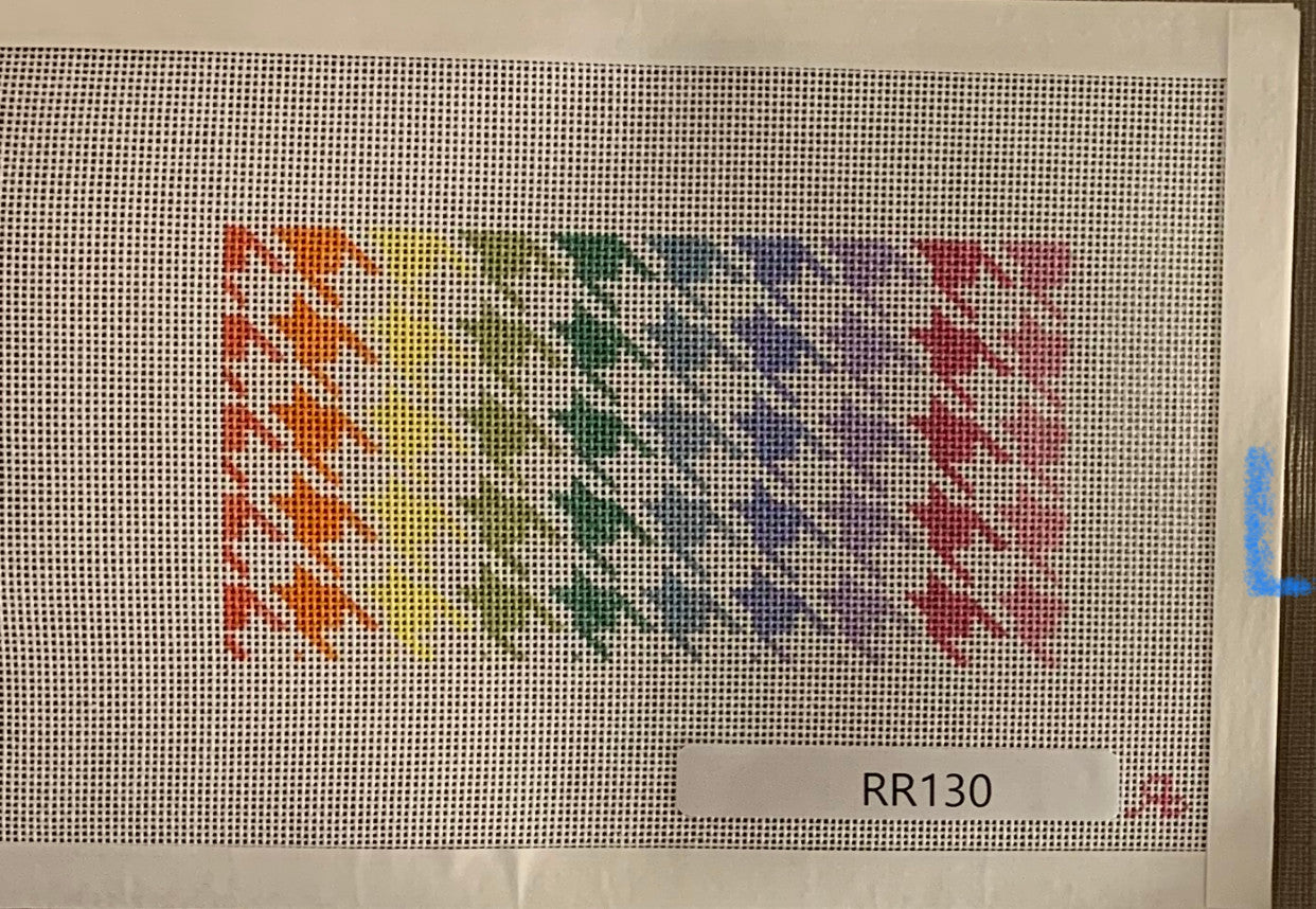 Image of Rachel Barri RR130 Rainbow Ombre Houndstooth 3x6