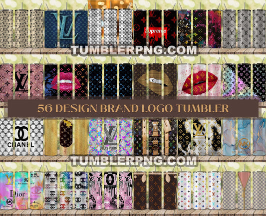 400+ Tumbler Wraps 20 oz, Fashion Luxury Logo Tumbler Wrap Png Bundle, –  Tumblerpng