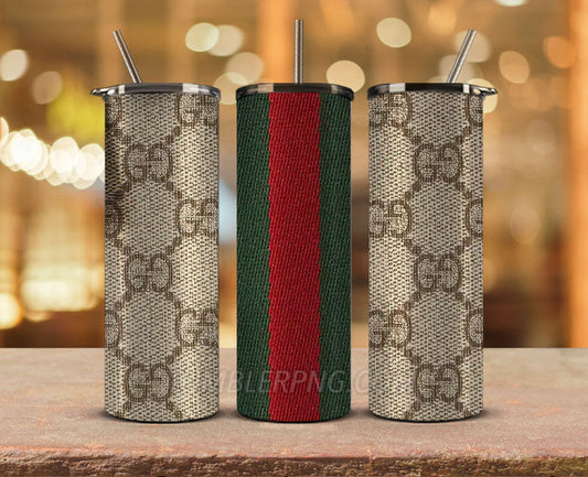 Luxury Designer Tumbler Design,Skinny Tumbler 20oz ,Digital Luxury Fashion  20oz Tumbler Wrap,Tumbler Logo Brand 24