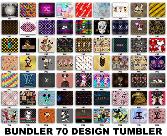 Logo Fashion Tumbler Designs, Brand Logo Tumbler Wrap New 108 – Bundlepng