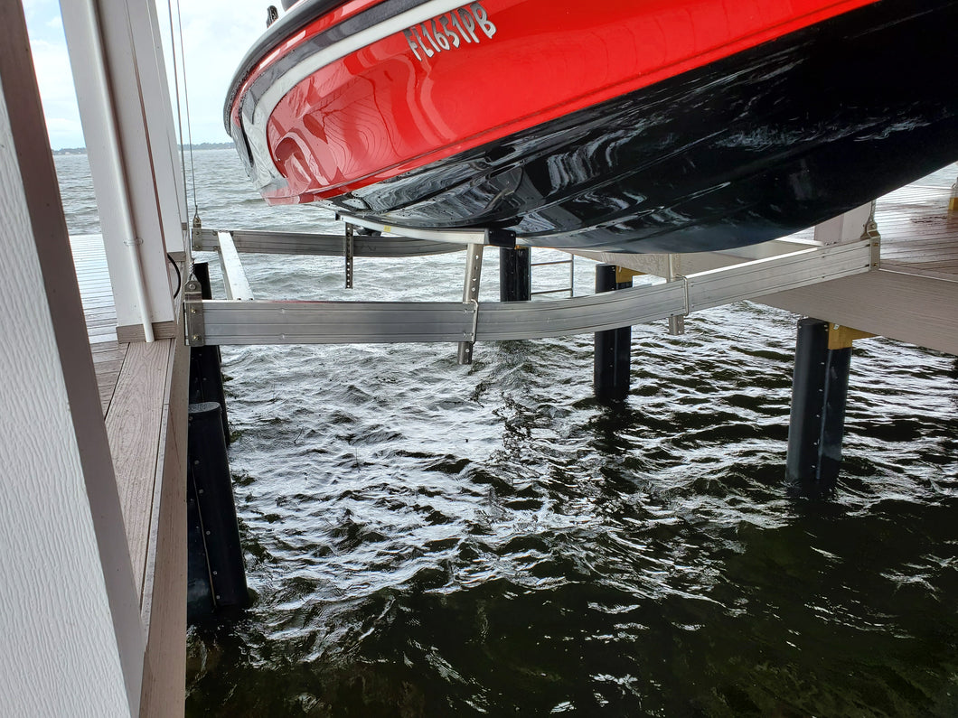 catamaran boat lift cradle