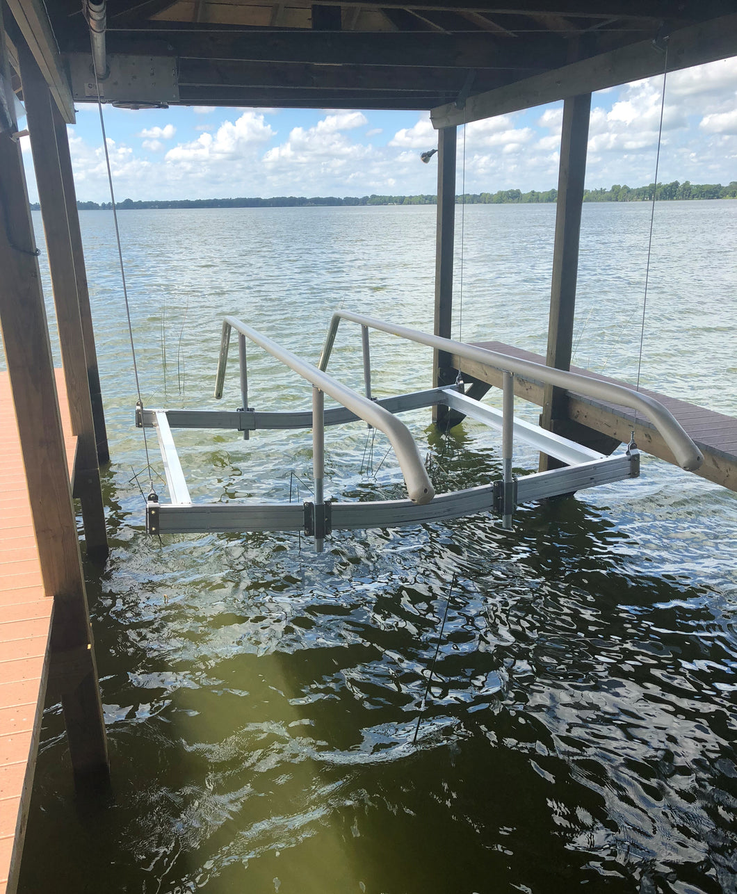 catamaran boat lift cradle