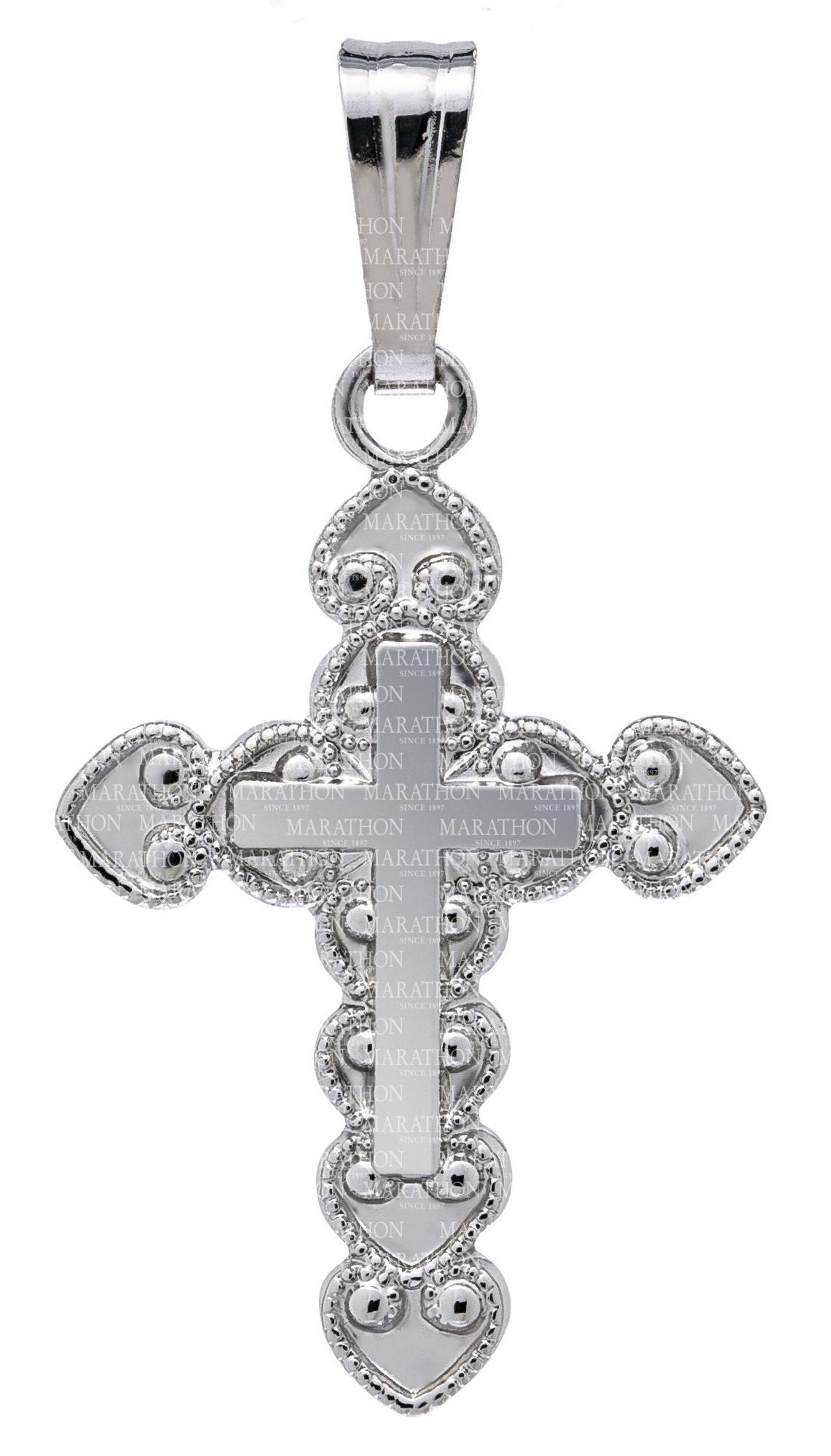 Kiddie Craft Sterling Silver Ornate Cross