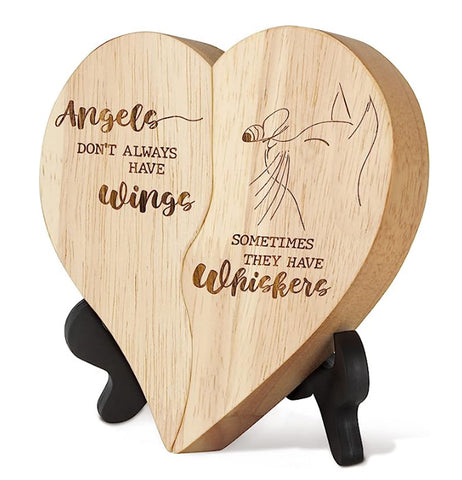 Wooden Heart Pet Memorial Gift