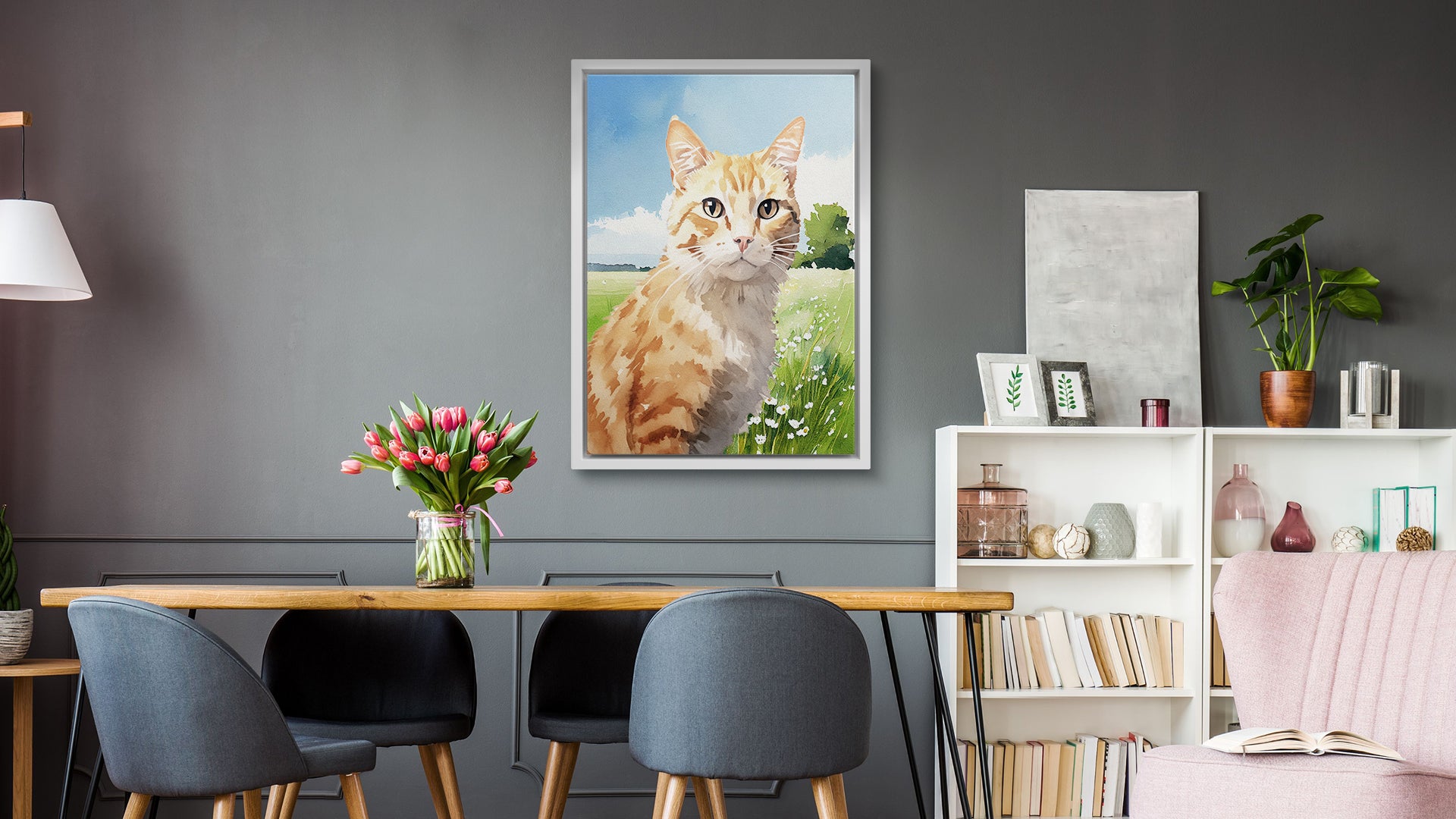 Pet Portraits cat art