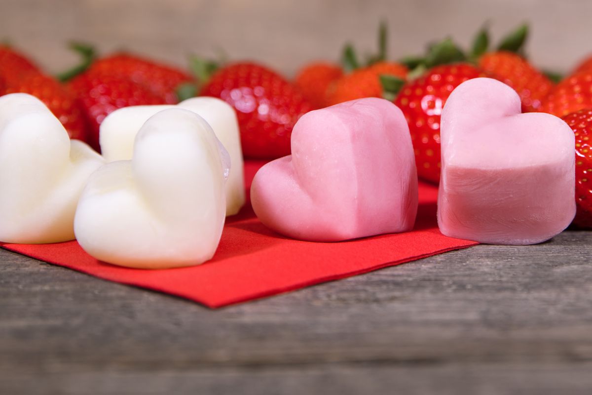 Strawberry love hearts