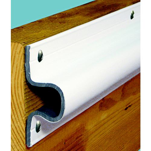 Dock Edge DE1132F "C" Guard Economy Dock Bumper White, 10' Roll