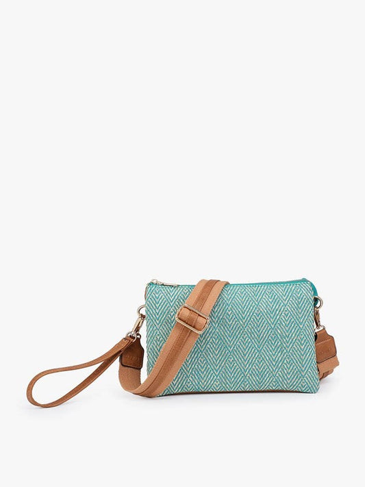 Austin Flapover Tassel Crossbody Clutch