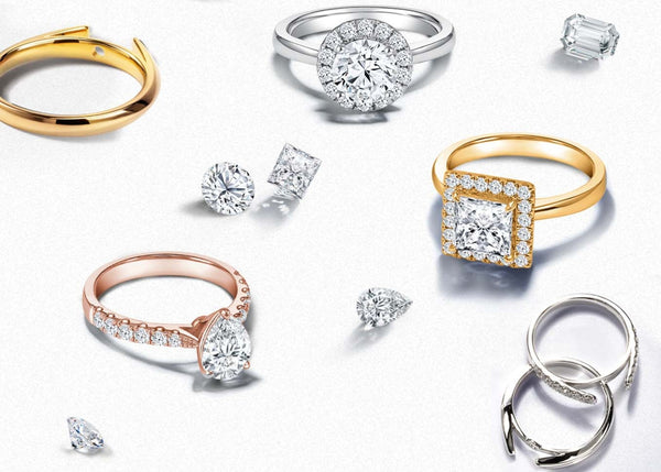 Different engagement ring settings - Midas Jewellery