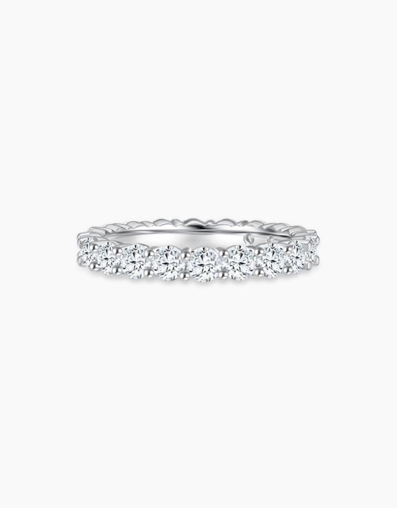 Sparkling Diamond Gold Ring, Trendy White Gold Ring for Women, Unique –  GeumJewels