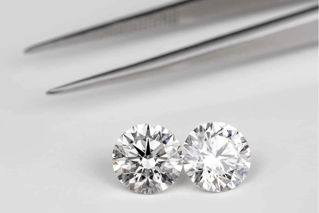 Diamonds made in labs are considerably less than their earth diamond counterparts