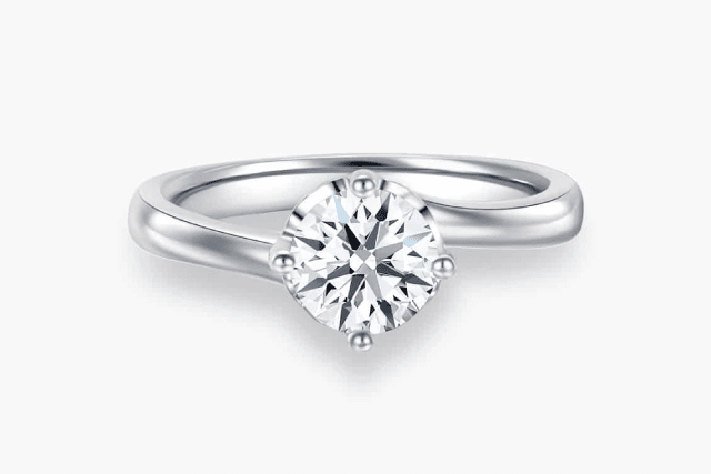 Lovemarque Classic Entwine Diamond Ring