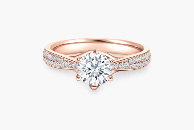 LVC Precieux Endear Diamond Ring in 6 prongs