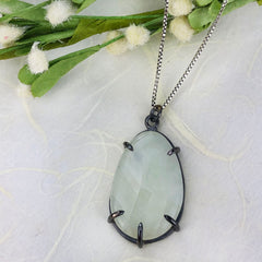 Black and Green Necklace Mettle by Abby