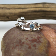 Blue Wave Ring Mettle by Abby