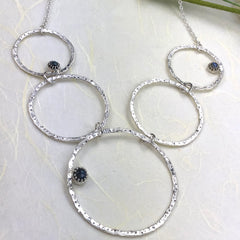Labradorite Circles Necklace