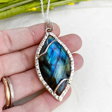 Mettle by Abby Labradorite Necklace