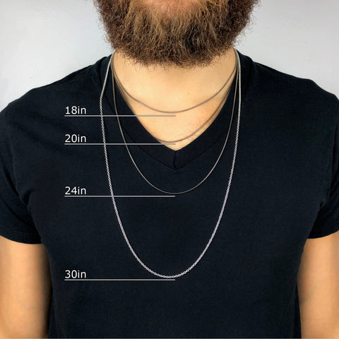 Mens chain length guide