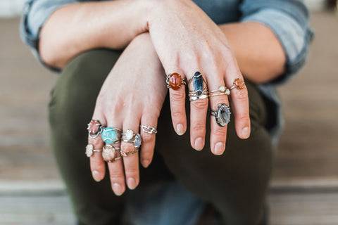 Mettle by Abby Stacking Rings