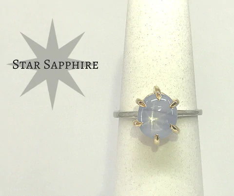 Star Sapphire Ring Mettle by Abby