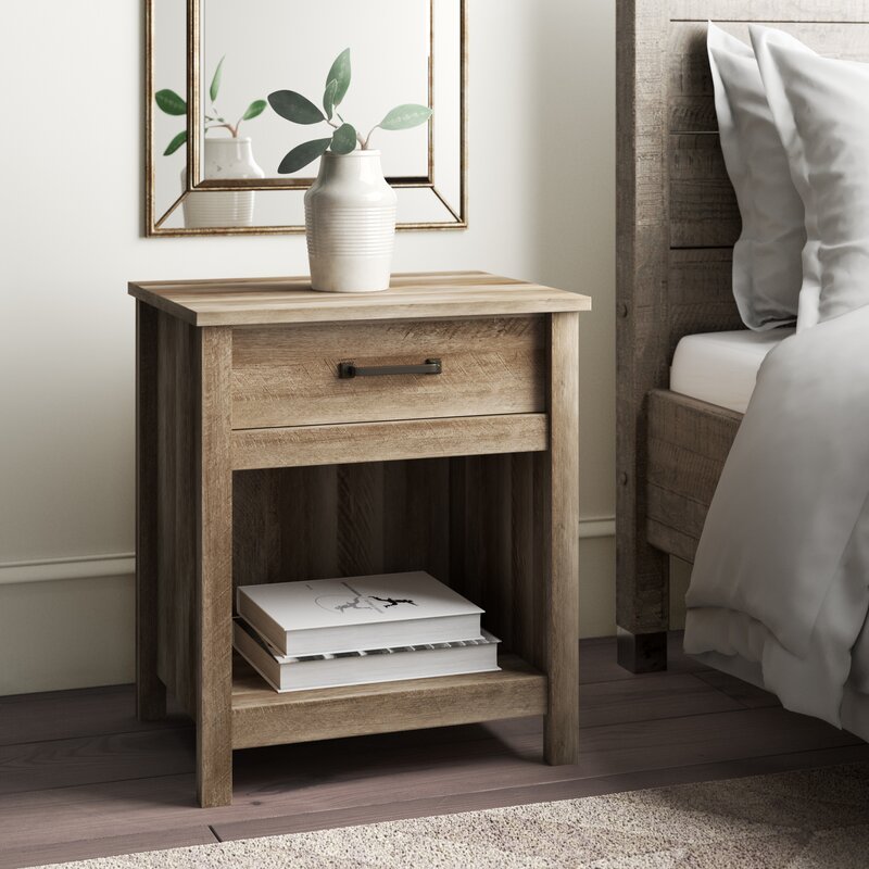 Wood Night Table Stand
