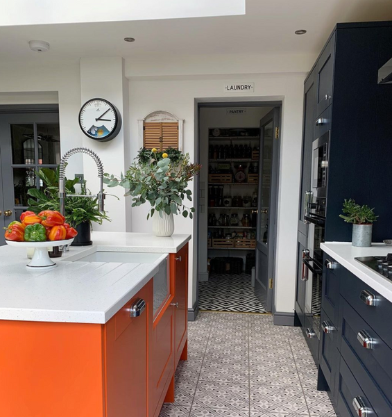 Bramwell Brown Clock in the kitchen