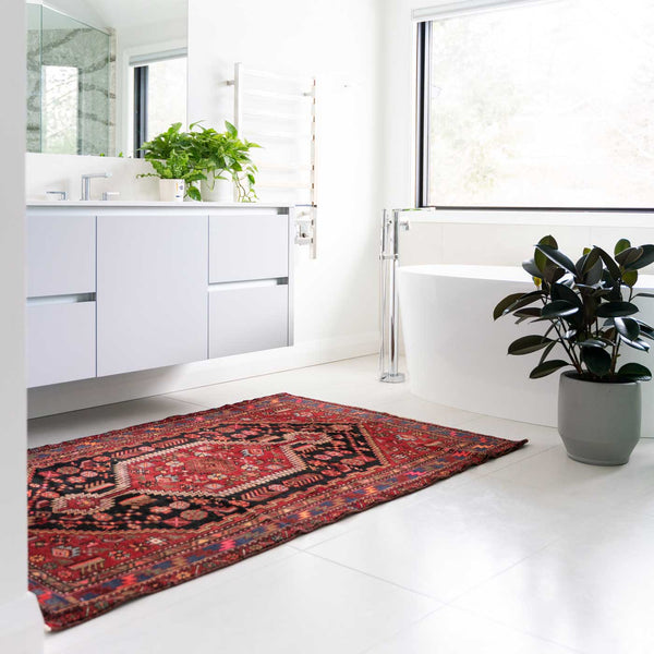 Bathroom rug decoration