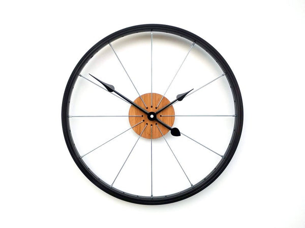 Bicycle wheel clock
