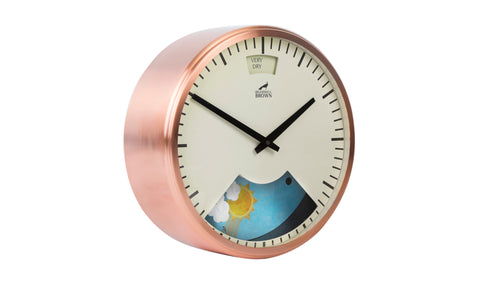 Bramwell Brown Weather Clock