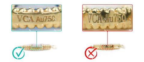 Real vs fake Van Cleef bracelet. How to spot fake VCA Van Cleef
