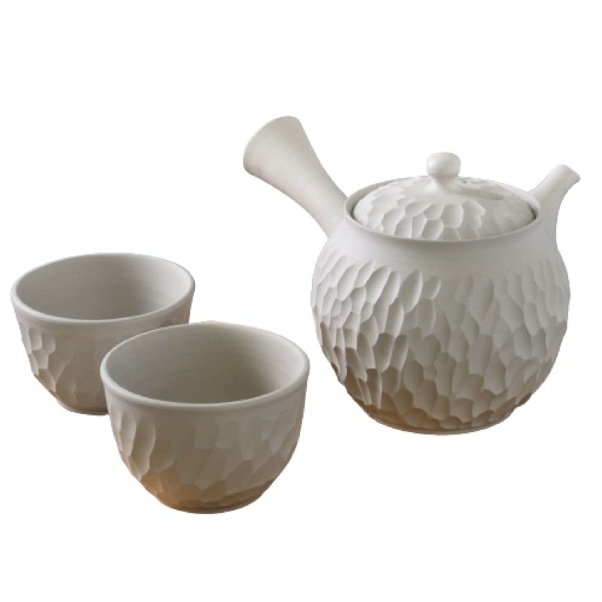 常滑焼 急須 湯呑み2点セット 茶窯変線段 玉光 – Omotenashi Ware